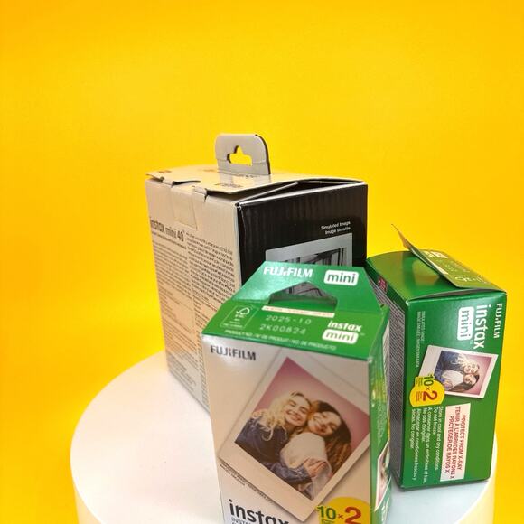 Fujifilm Instax Mini 40 Instant Camera with Two Film Refills - Picture 7 of 17